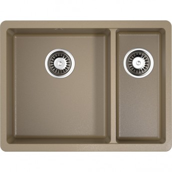 Мойка OMOIKIRI KATA 55-2-U-CA Artgranit/карамель Мойка OMOIKIRI KATA 55-2-U-CA Artgranit/карамель