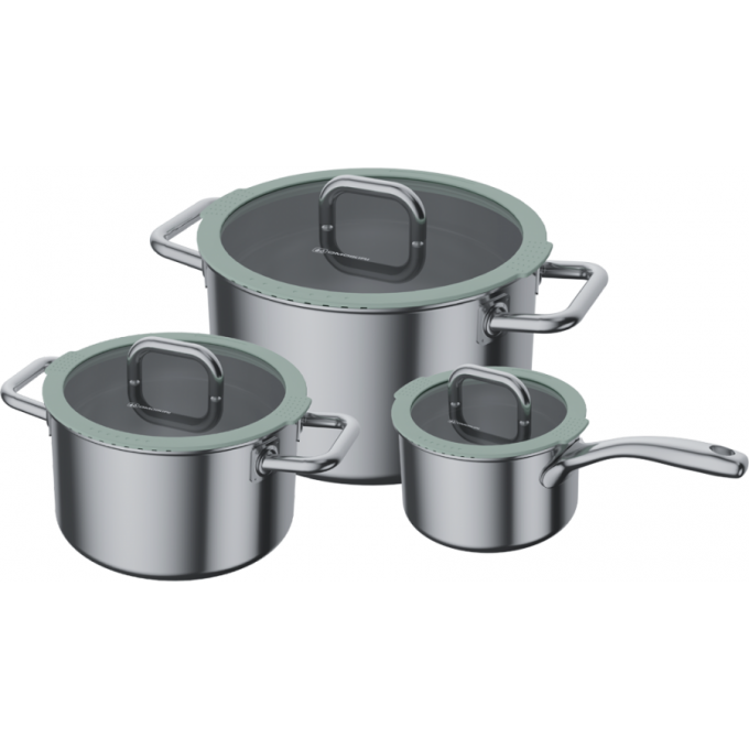 Набор посуды OMOIKIRI TAKARA SET OL/olive 4991118